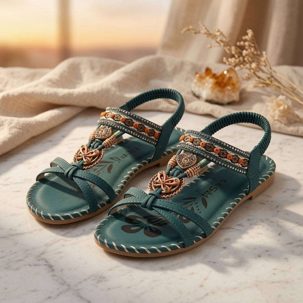 Couture|Sandalias estilo Ibiza que combinan comodidad y elegancia