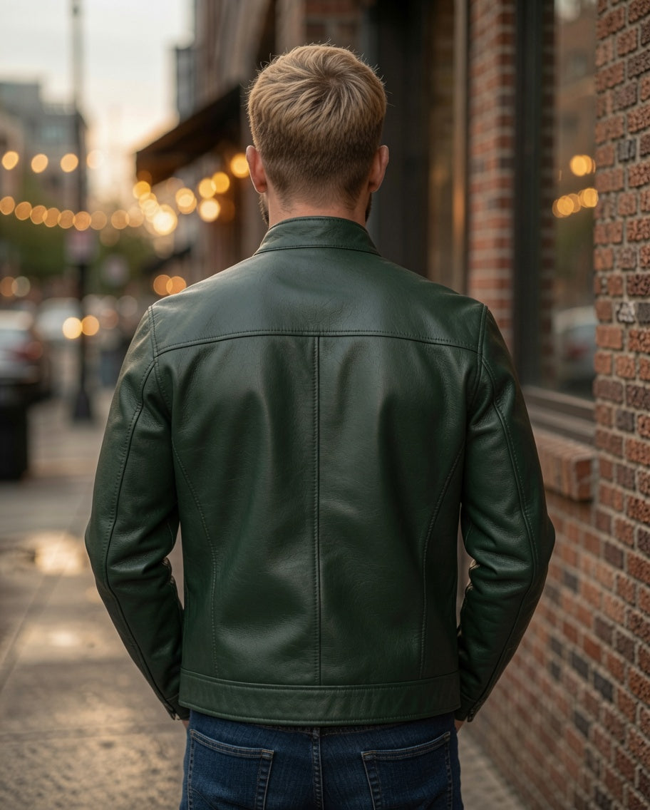 Chaqueta de cuero vintage