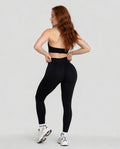 Leggings moldeadores de cintura media con efecto fruncido Elevate